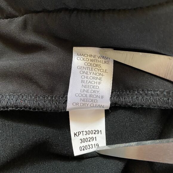 J. JILL M Black Ponte Slim Leg Pull-On Ankle Pants Business Casual Comfort Chic - Picture 7 of 16